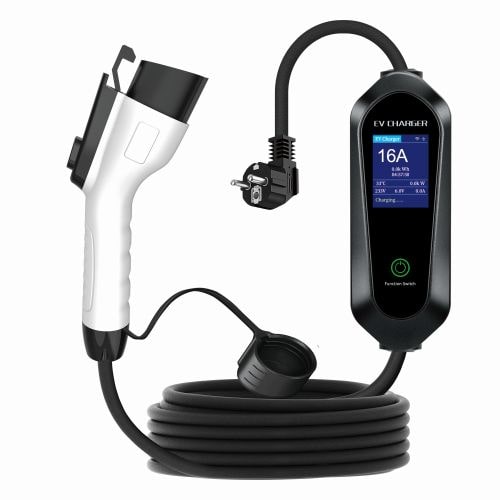 1-EVMOTIONS Delta EVSE Type1 (max. 16A) Cavo di Ricarica per Auto Elettriche