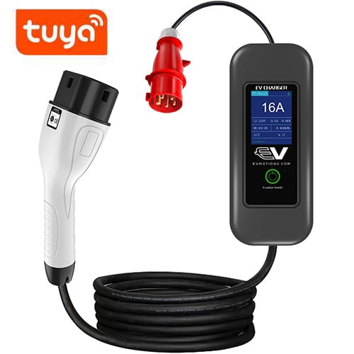 1-EVMOTIONS Delta Wi-Fi EVSE Type2 (3x16A) Cavo di Ricarica per Auto Elettriche
