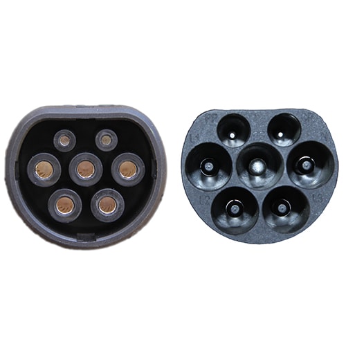 2-EVMOTIONS Delta Type2 -> Type2 (1x32A) 8m Cavo di Ricarica per Auto Elettriche