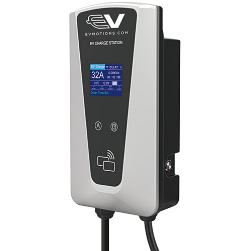 2-EVMOTIONS Delta Smart Wallbox Type2 7.4kw Wi-Fi Cavo di Ricarica per Auto Elettriche