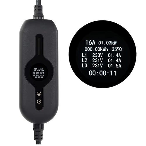 2-EVMOTIONS Epsilon EVSE Type2 (3x16A) Cavo di Ricarica per Auto Elettriche