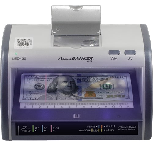 1-AccuBANKER LED430 verificatore banconote